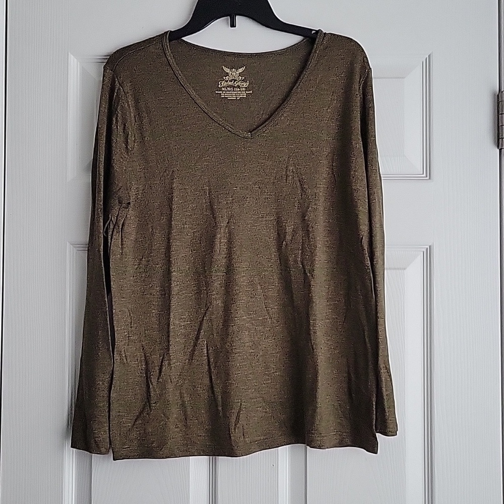 Faded Glory Women's Long Sleeve Top